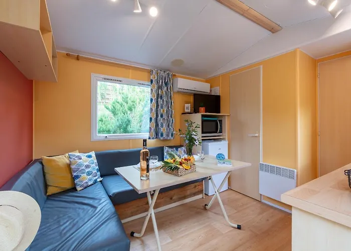 L'eucalyptus, Mobil-home Avec Exterieur Spacieux A Quelques Metres De La Hyères